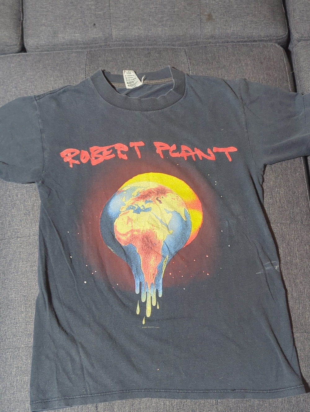 Vintage 1993 Robert Plant Fate of Nations Tour Shirt Size M - Single Stitch GEM